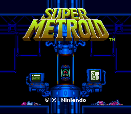 Super Metroid Temporus (Beta) Title Screen